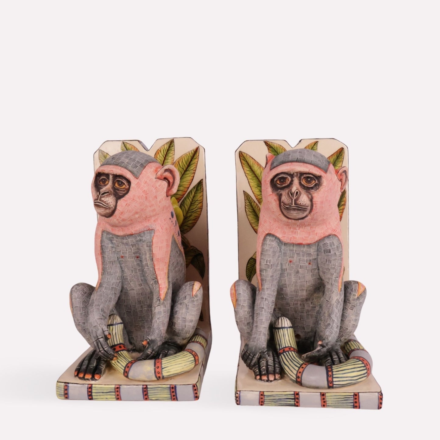 Monkey Sculptural Bookends