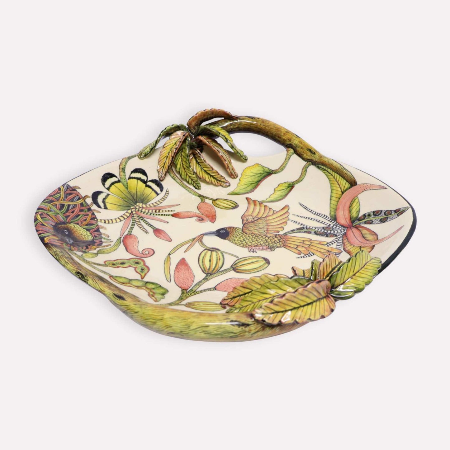 Masked Weaver Platter