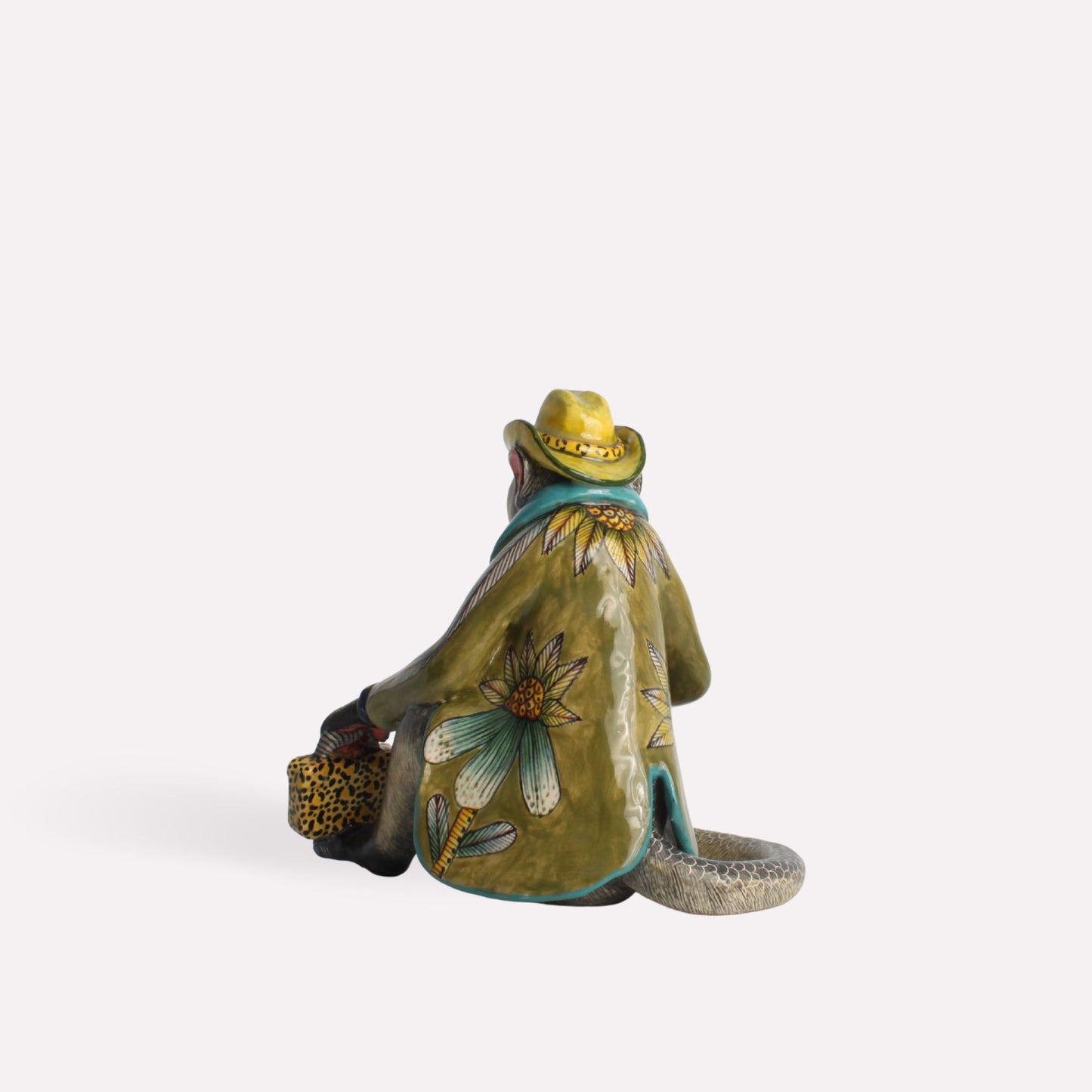 Monkey Traveller Sculpture