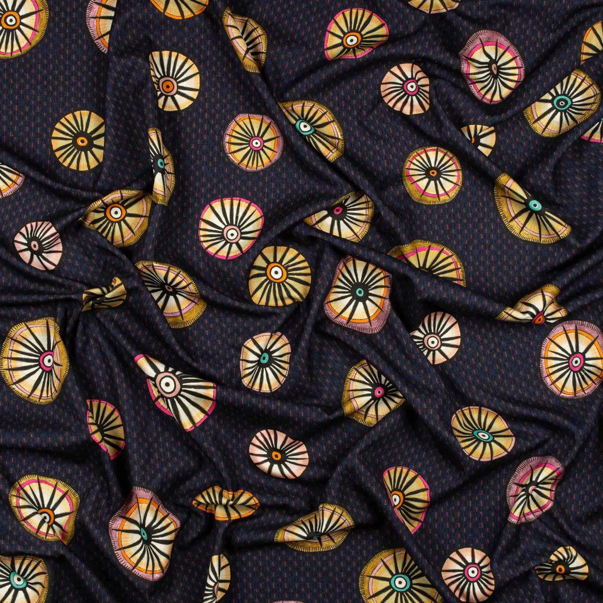 Amasumpa Moonlight Linen Fabric Ardmore Design