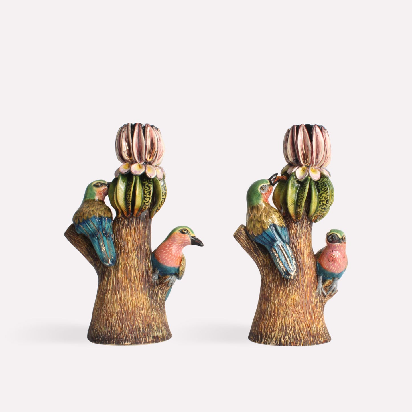 Lilac Breasted Roller Candle Holders