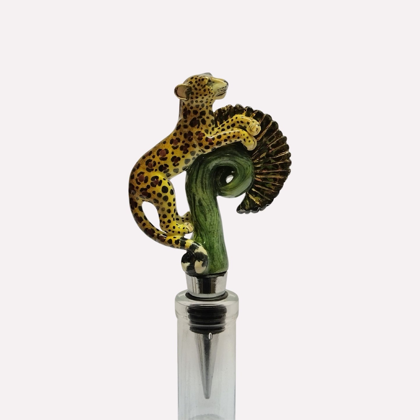 Leopard Ceramic Stopper