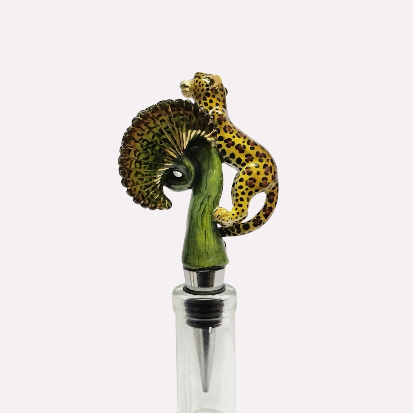 Leopard Ceramic Stopper