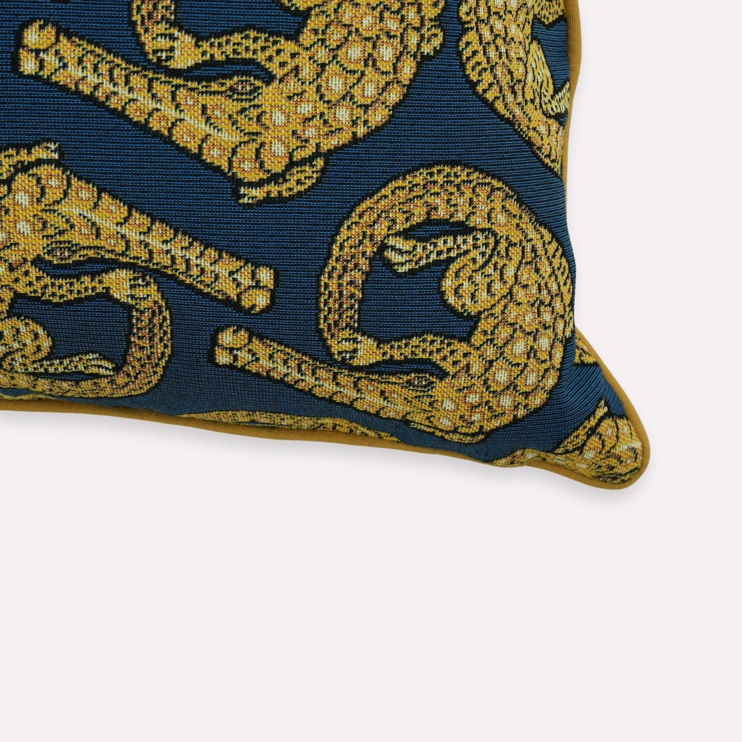 Croco Royal Jacquard Cushion Cover