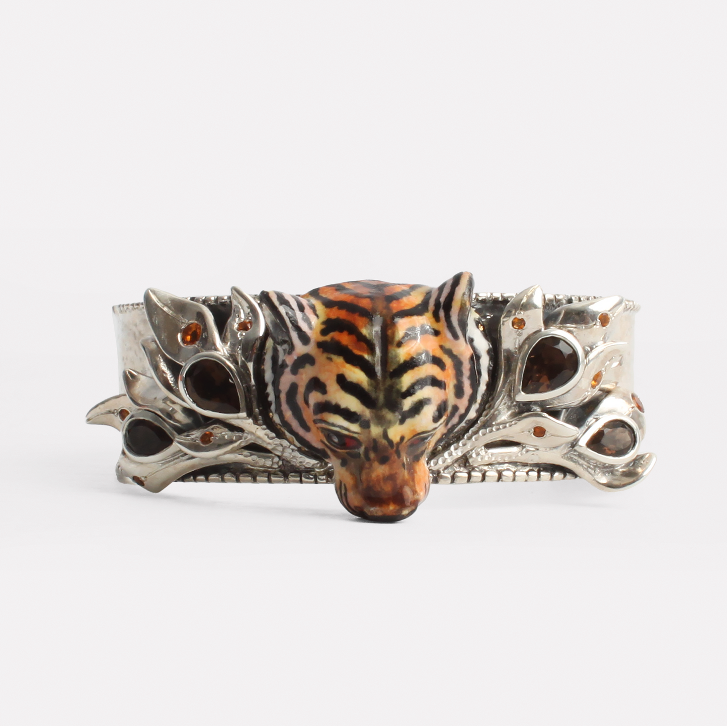 Tiger Head Leaf Cuff