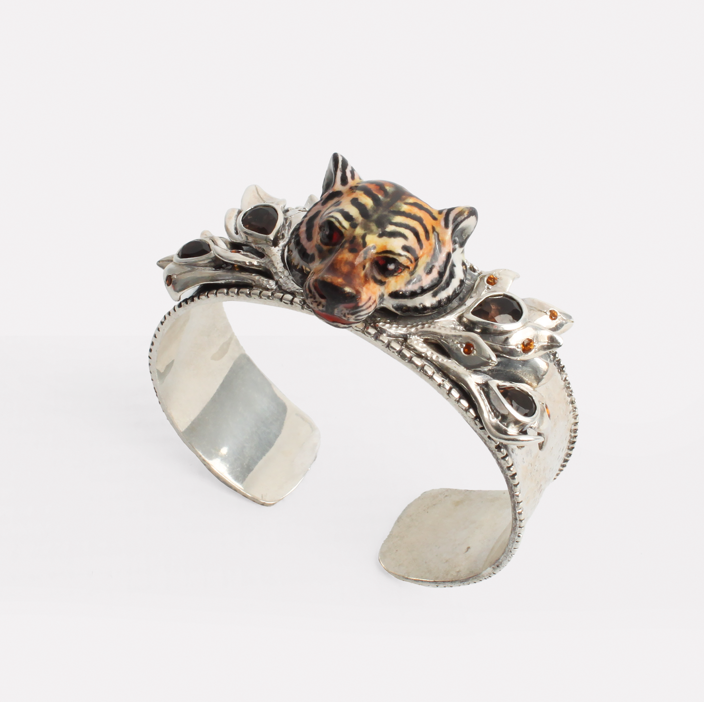 Tiger Head Leaf Cuff