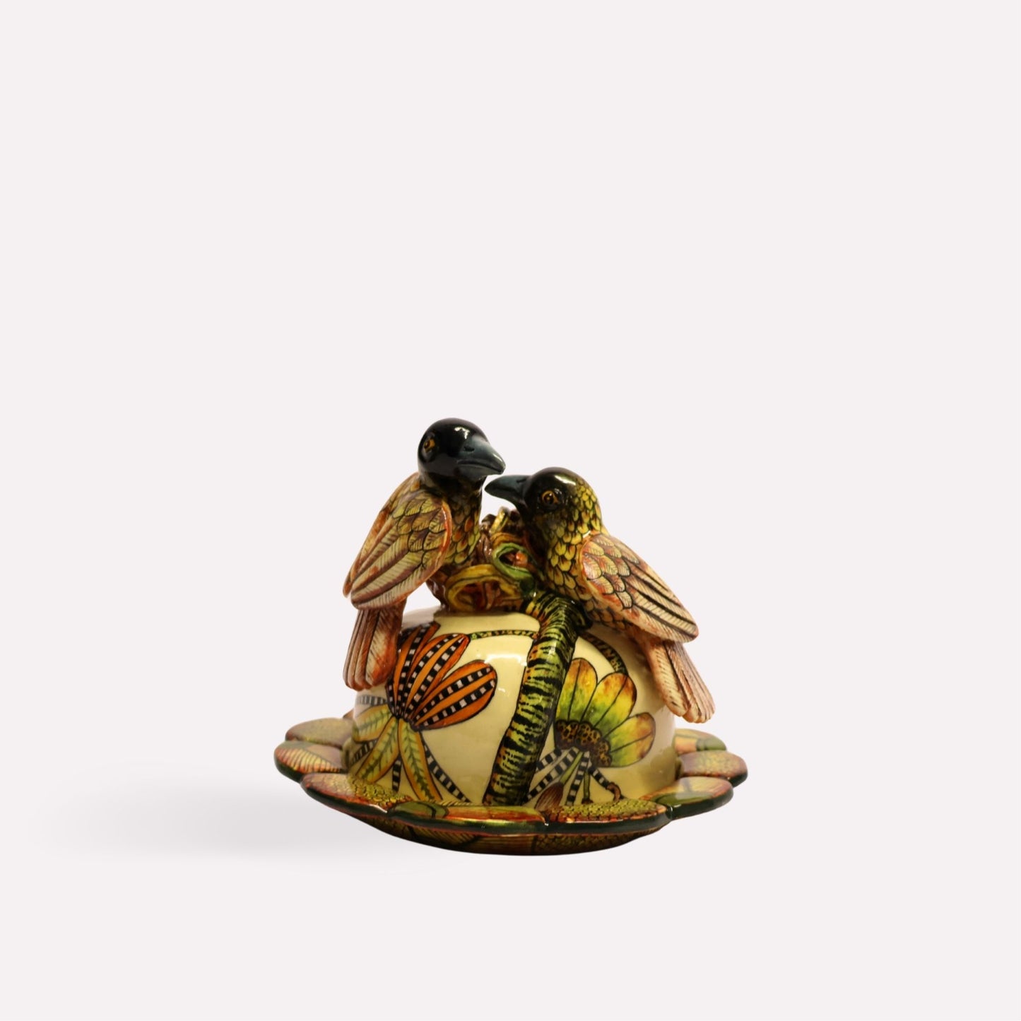 Weaver Bird Butter Dish