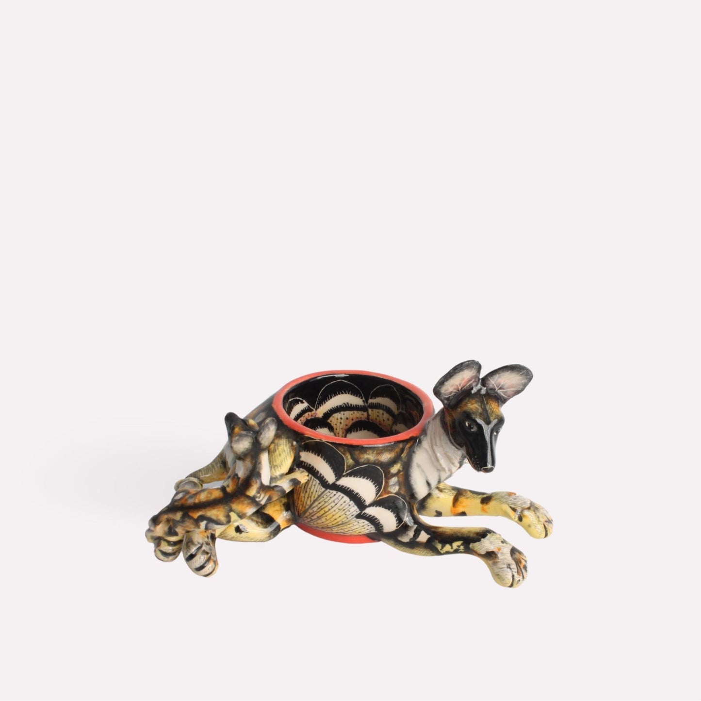 Wild Dog and Pup Tealight
