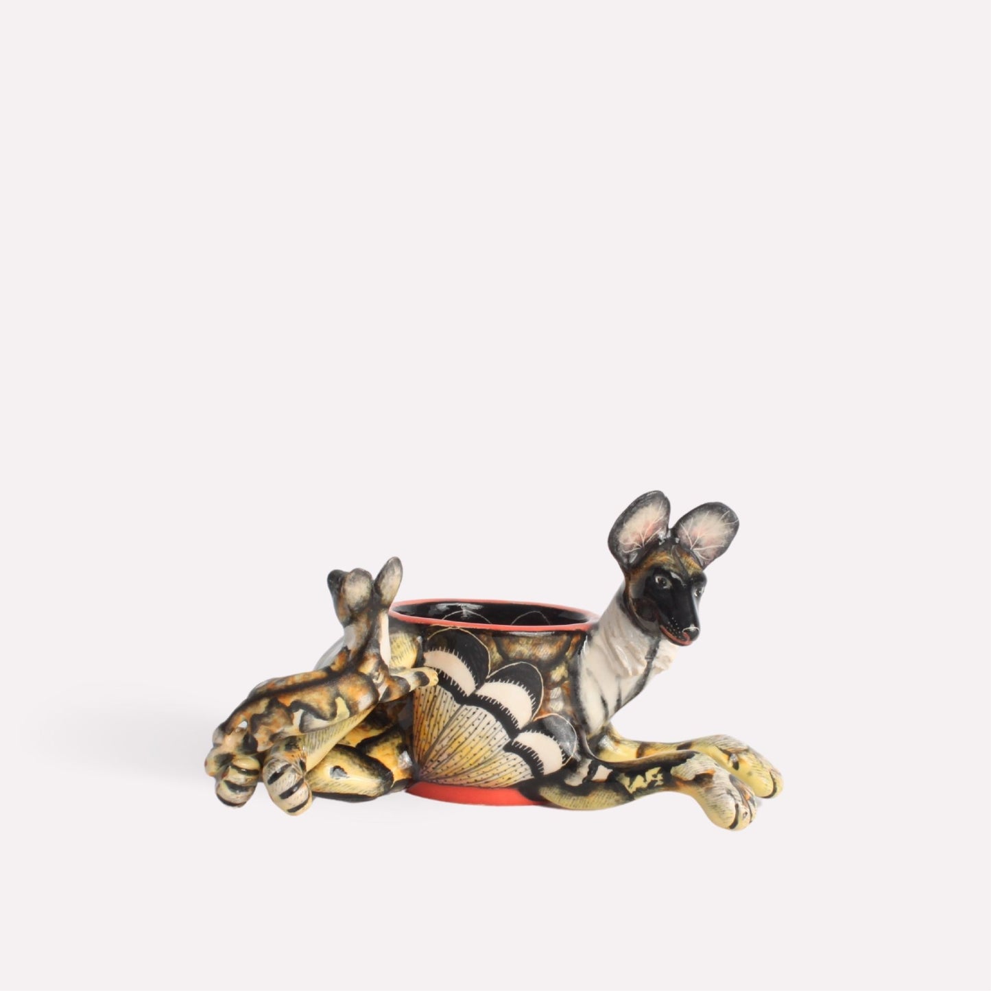 Wild Dog and Pup Tealight