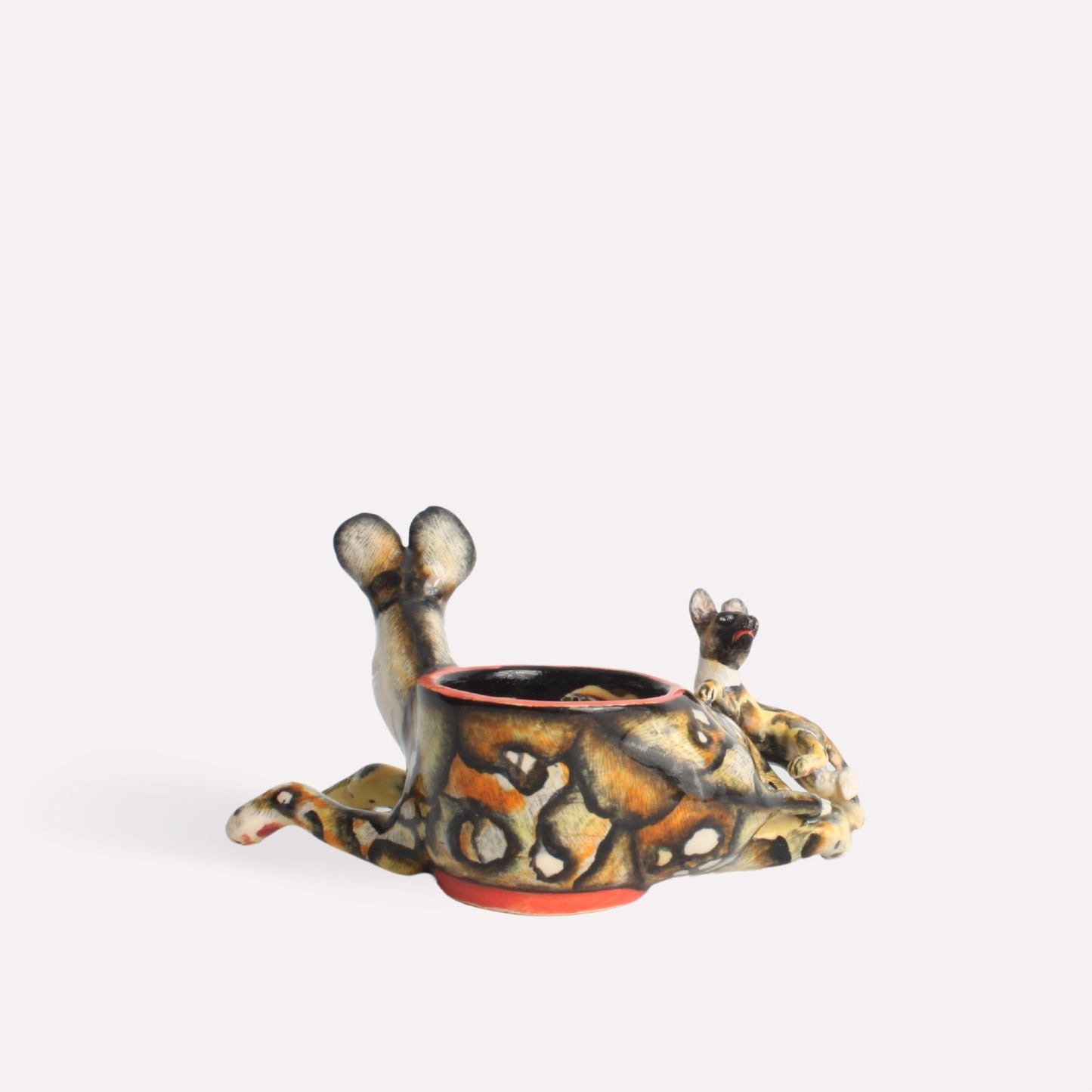 Wild Dog and Pup Tealight