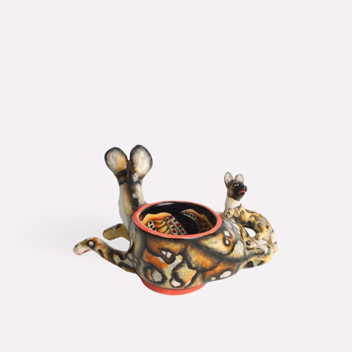 Wild Dog and Pup Tealight