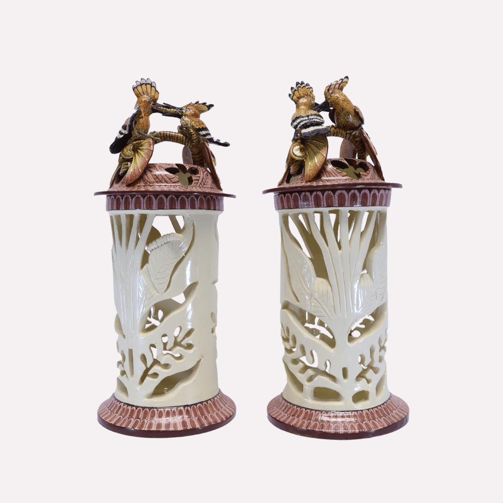 African Hoopoe Lanterns (PAIR)