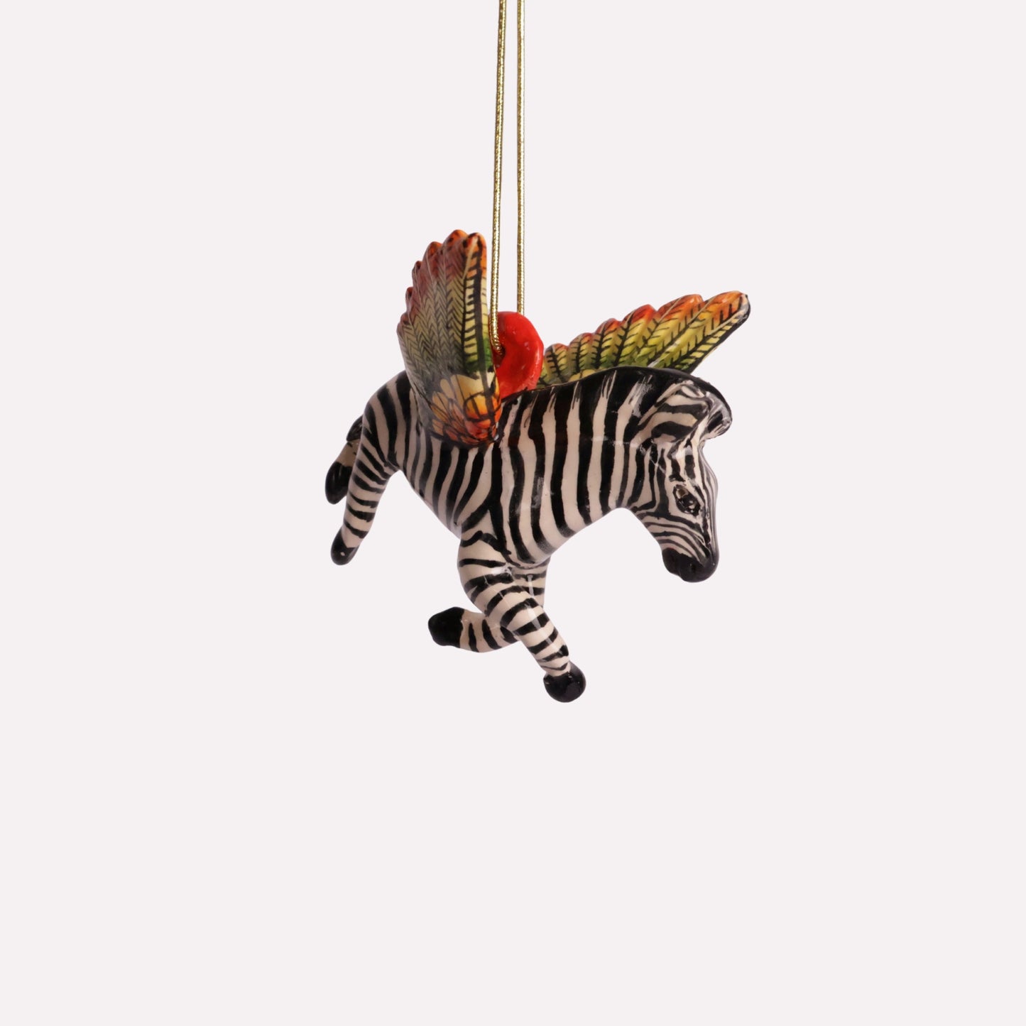 Flying Zebra Ornament