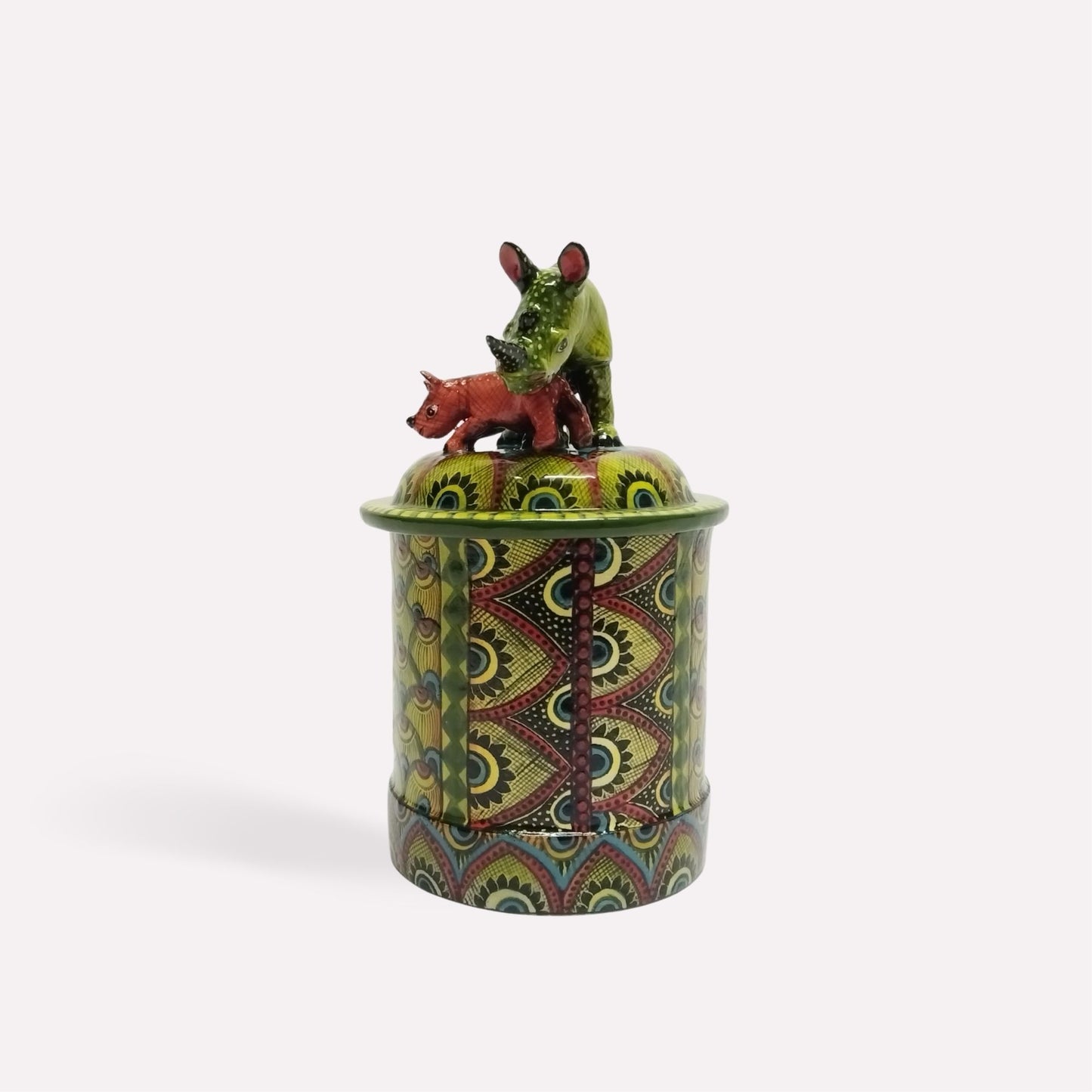 Rhino with Calf Spirit Candle