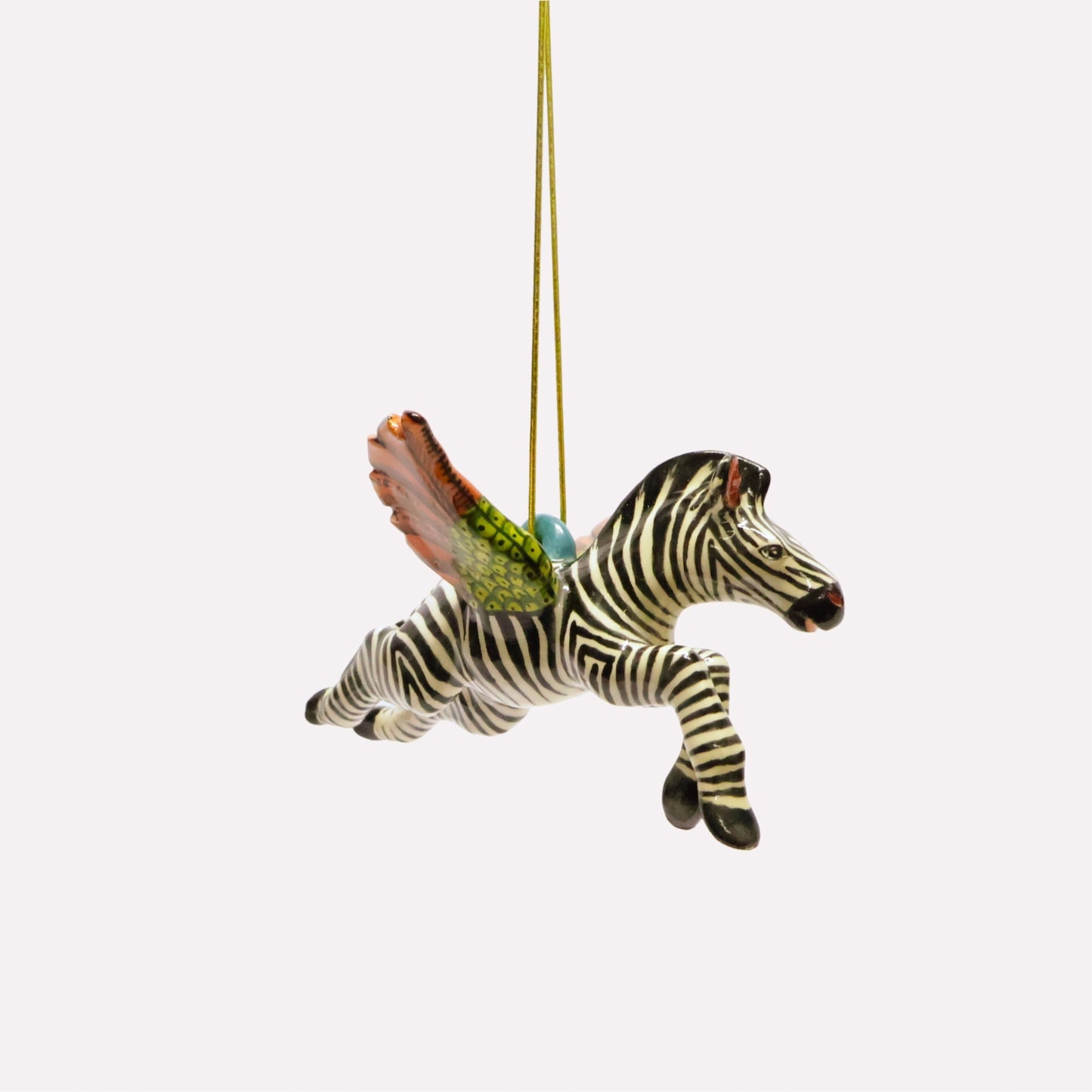 Flying Zebra Ornament