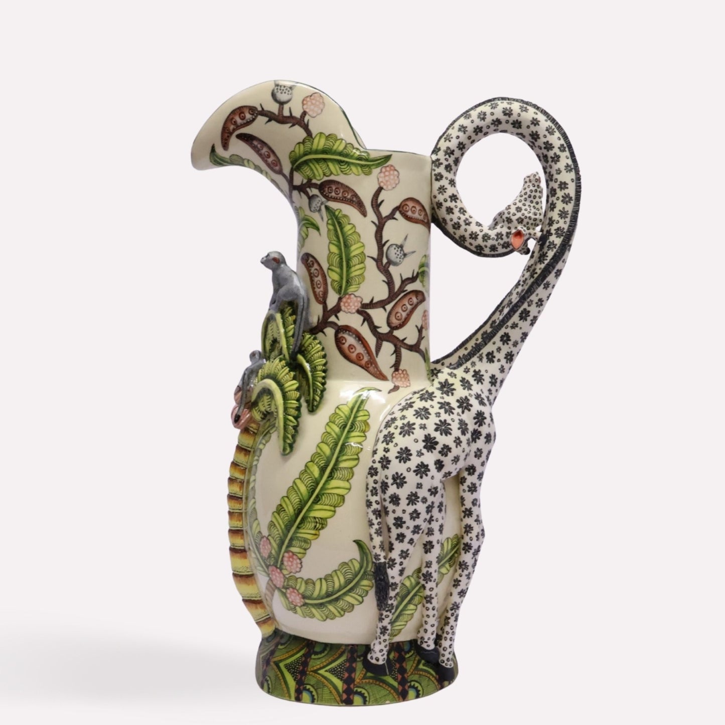 Giraffe and Monkey Vessel