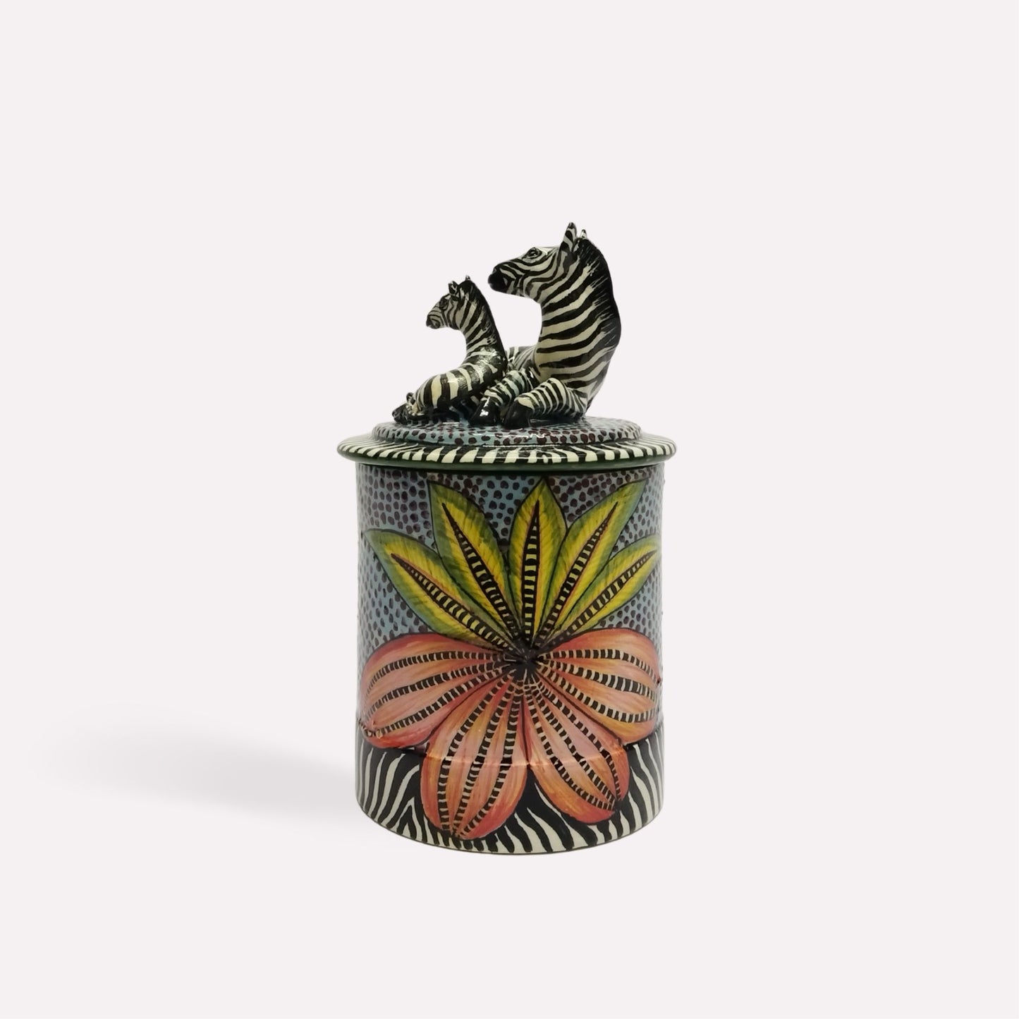 Zebra Spirit Candle