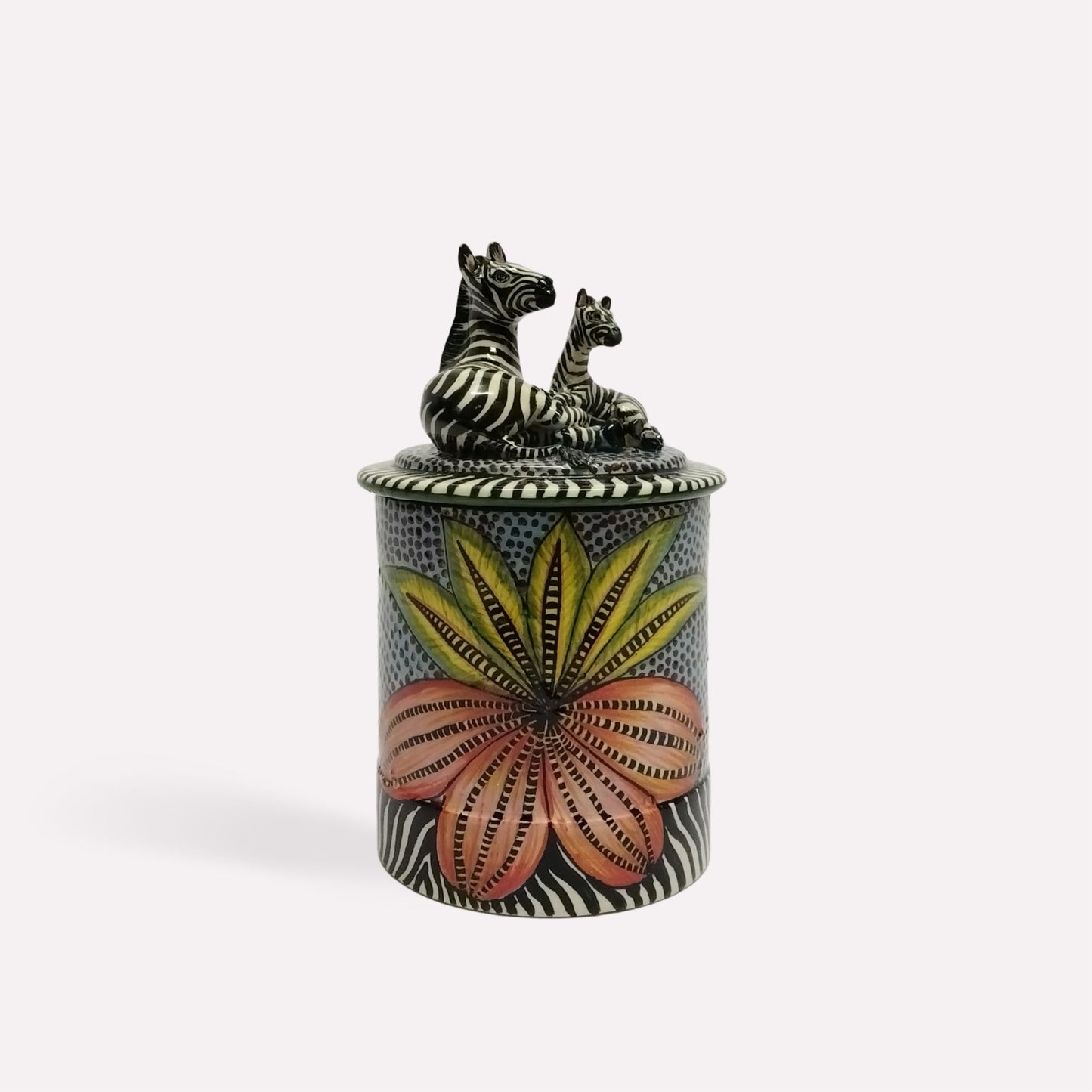 Zebra Spirit Candle