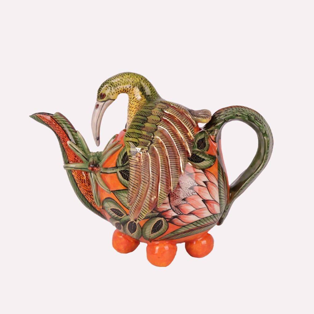 Sunbird and Protea Small Teapot