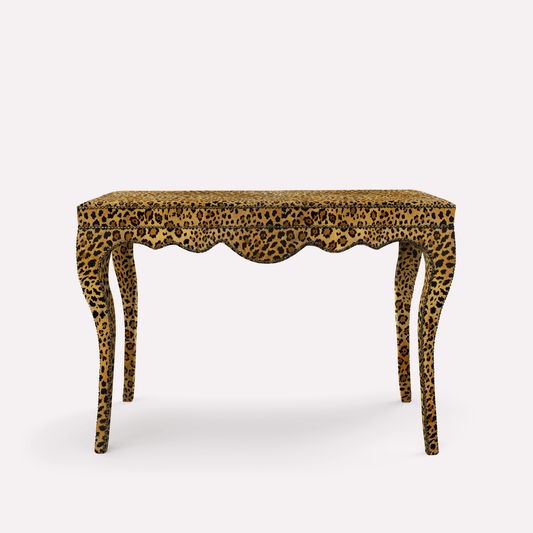 Nyala Table Safari Spot Gold Linen