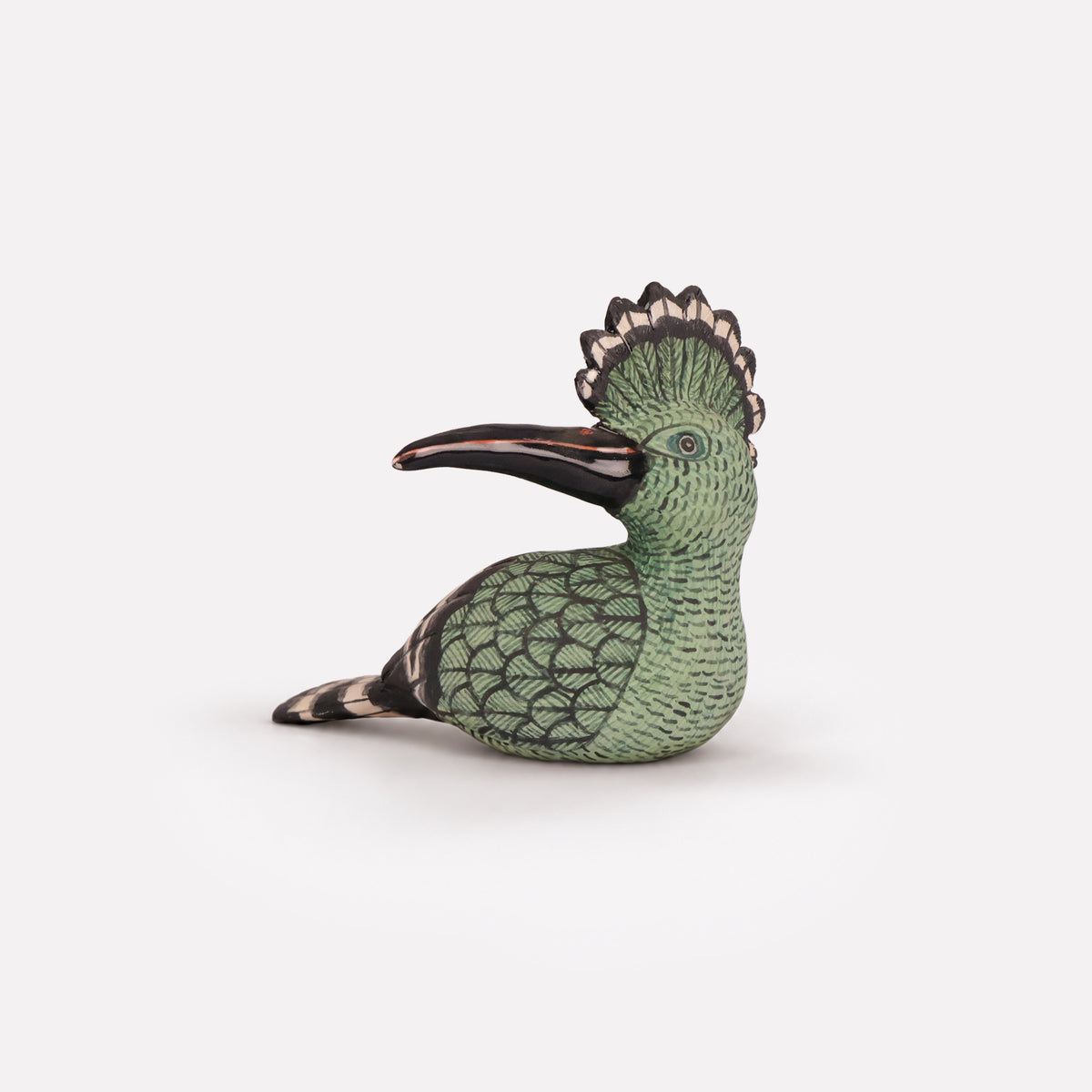 Blue African Hoopoe Small Sculpture