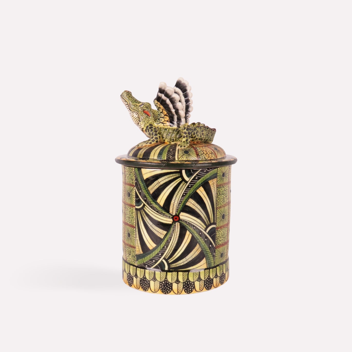 Winged Crocodile Spirit Candle