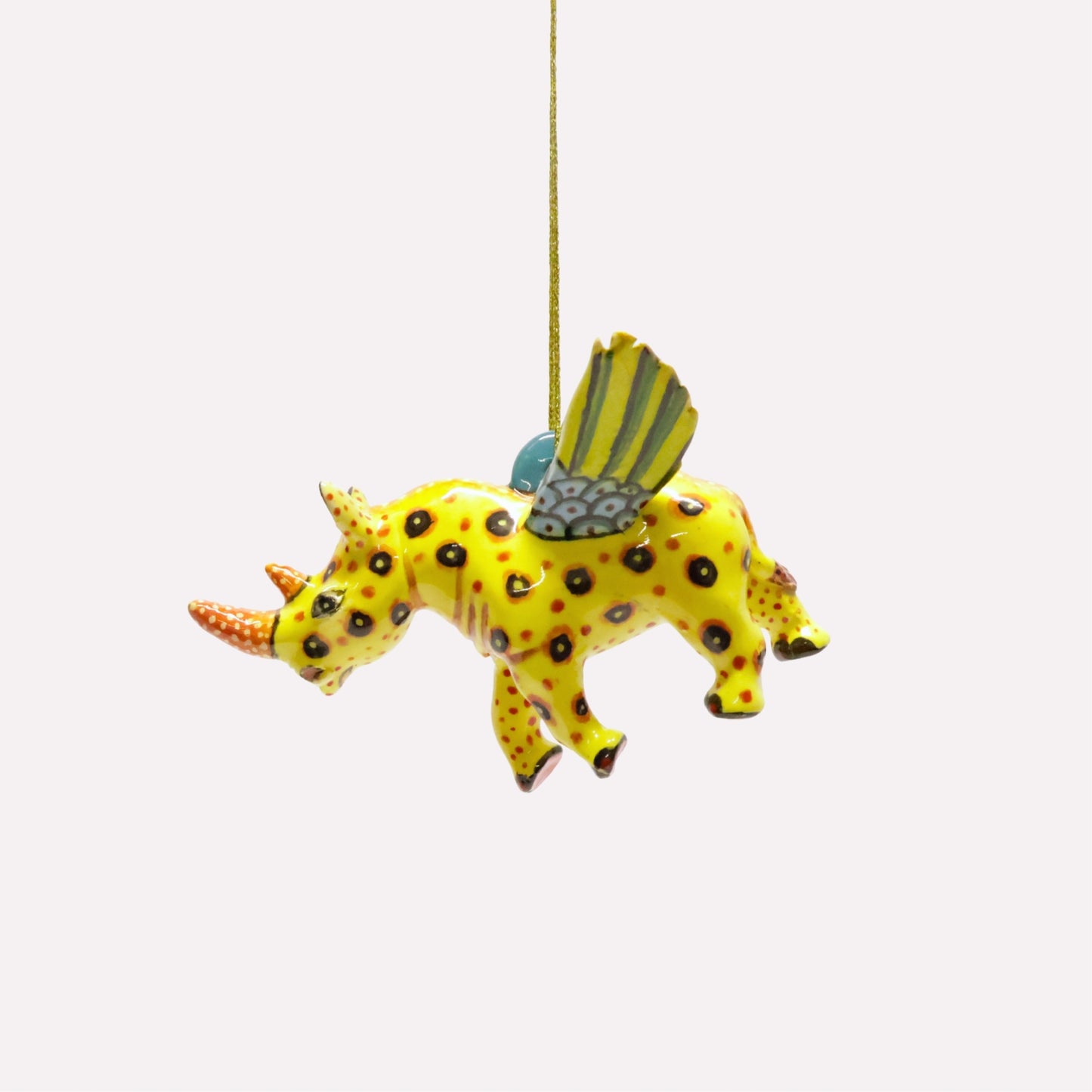 Flying Rhino Ornament