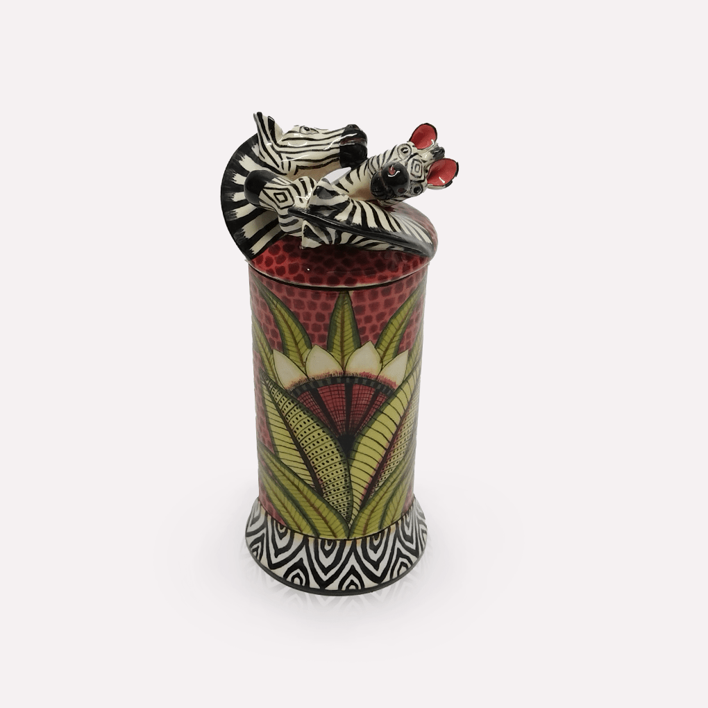 Zebra Diffuser Pot