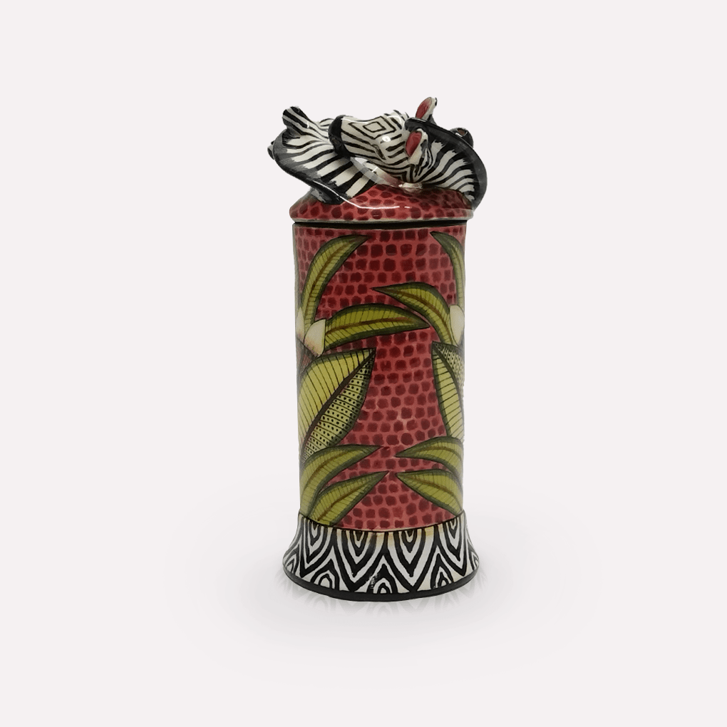 Zebra Diffuser Pot