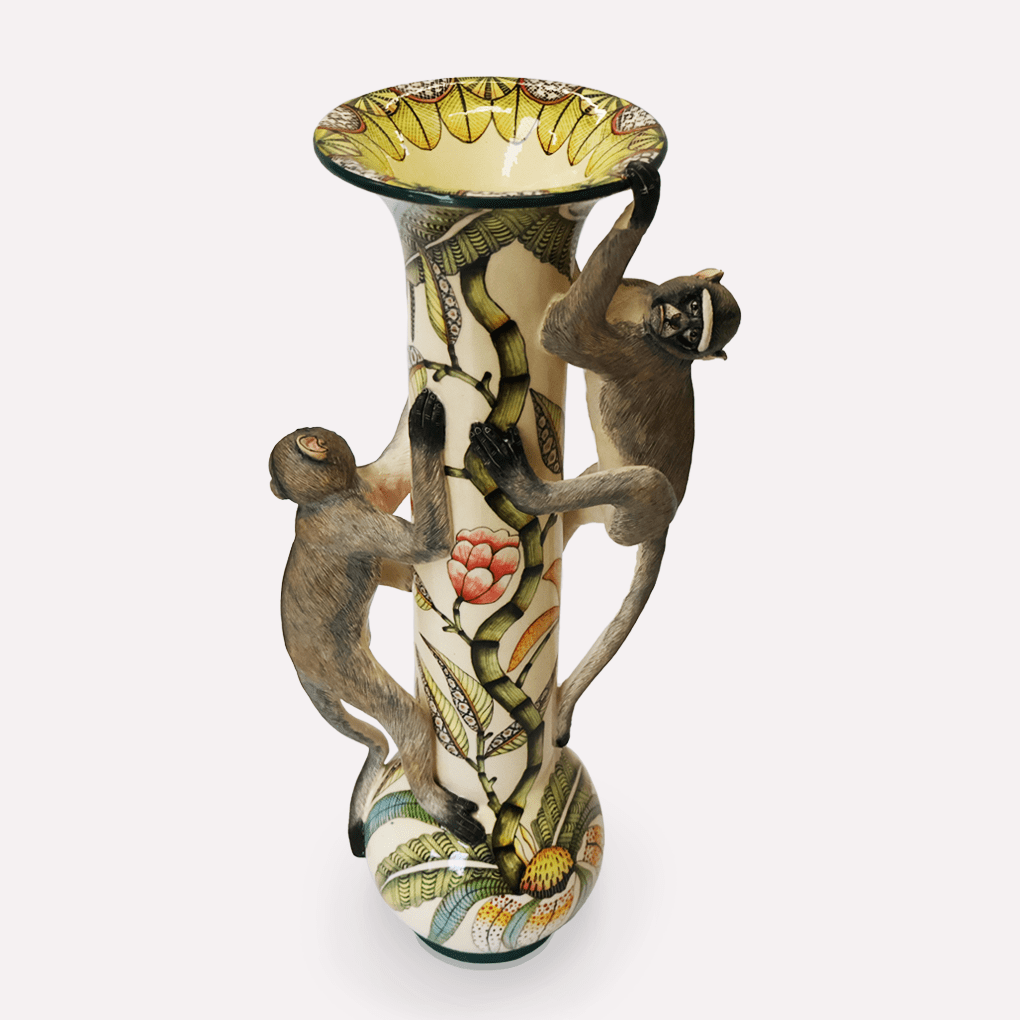 Monkey Vase