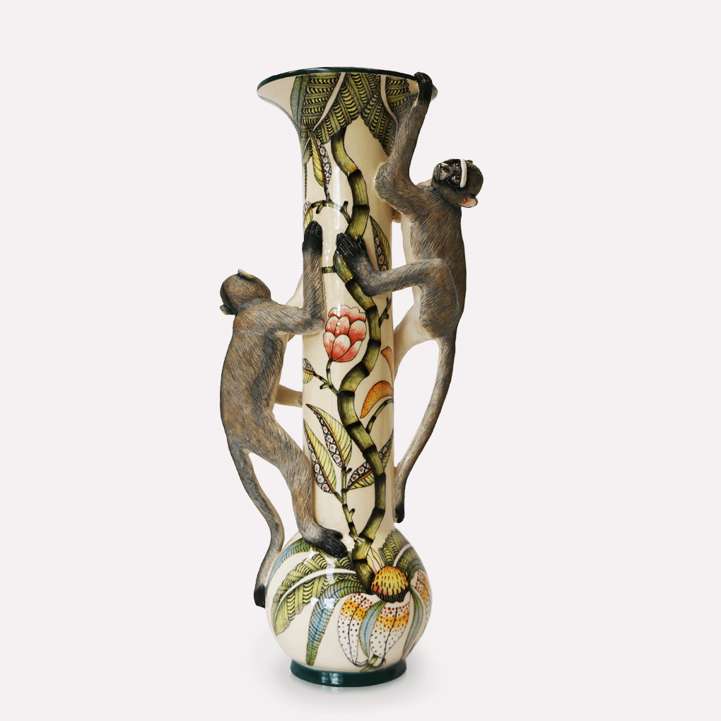 Monkey Vase