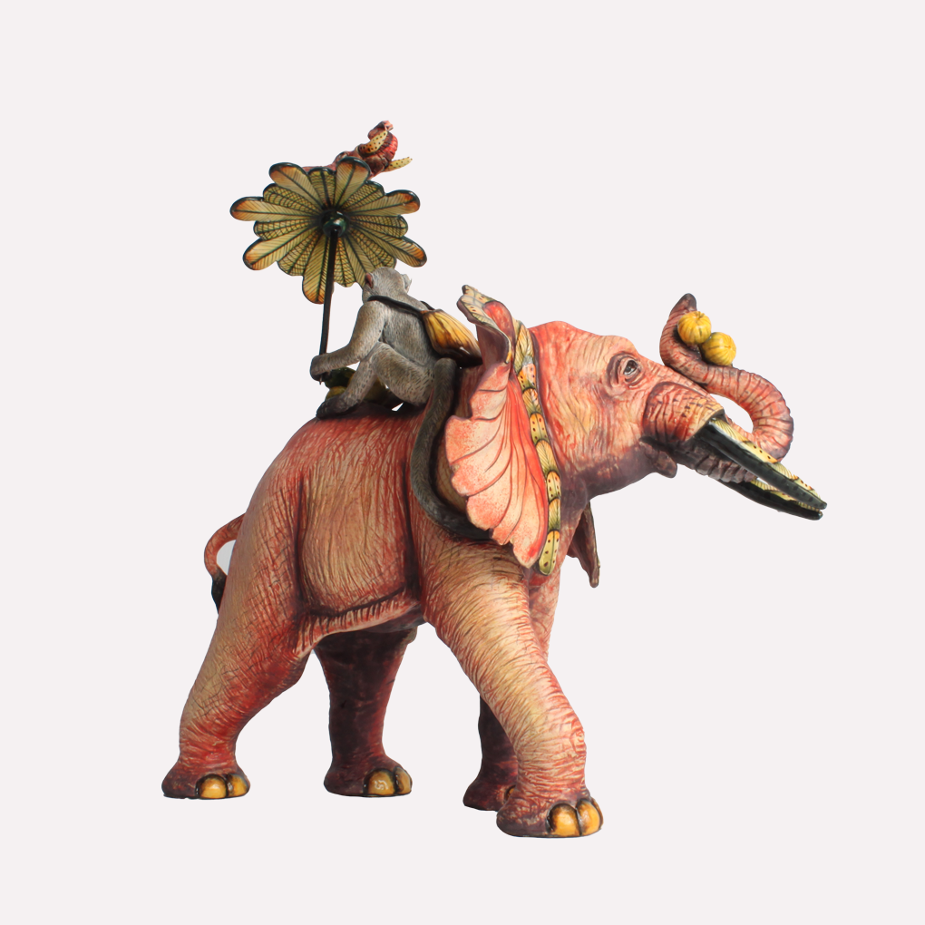 Elephant and Monkey Rider