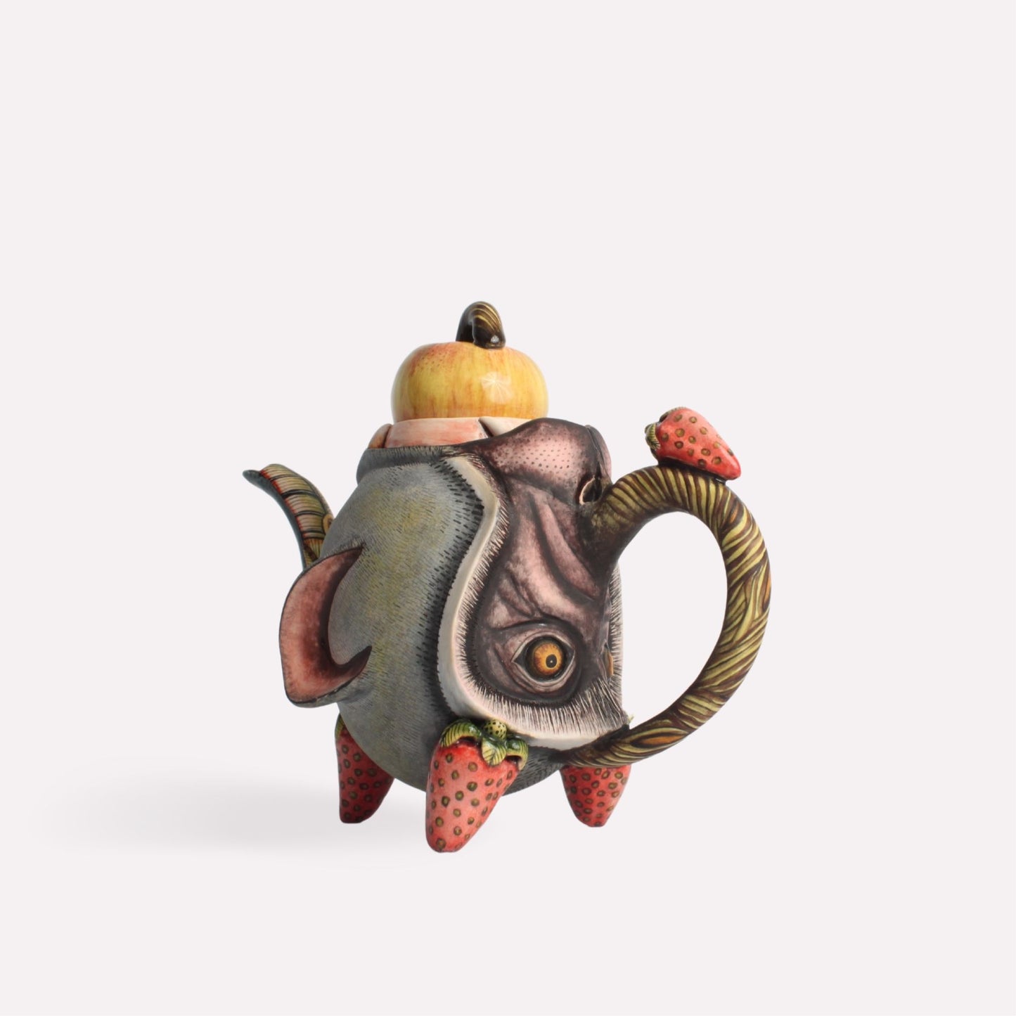Monkey Fruits Teapot