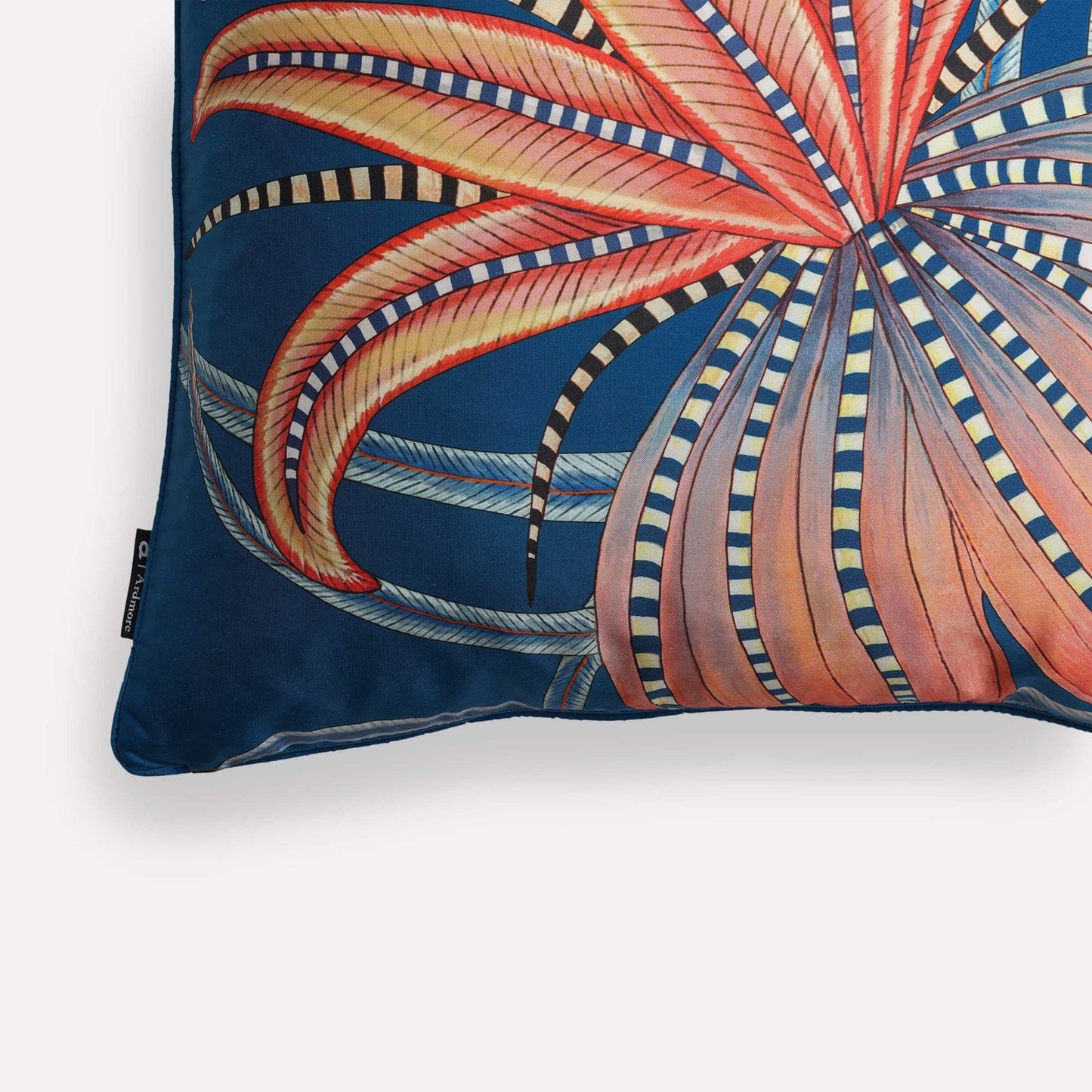 Thanda Nests Midnight Silk Cushion Cover