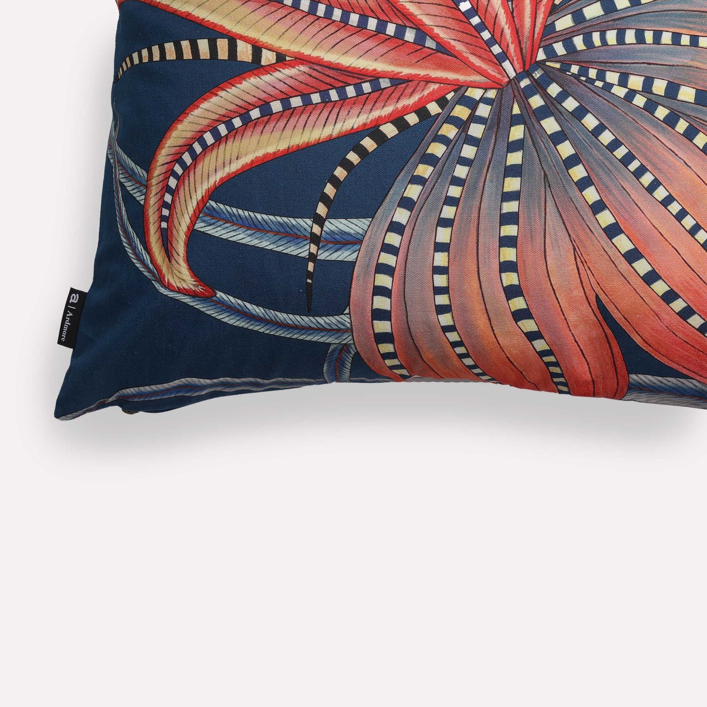 Thanda Nests Midnight Cotton Cushion Cover