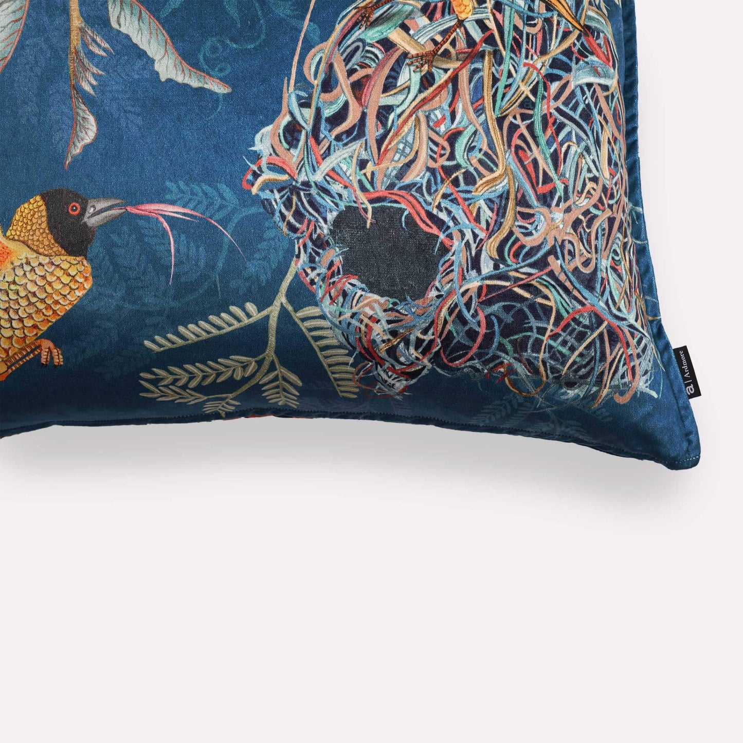 Thanda Nests Midnight Velvet Cushion Cover