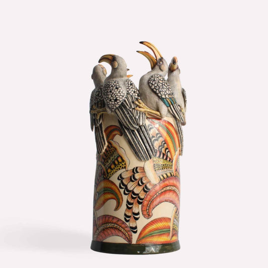 Hornbill Vase