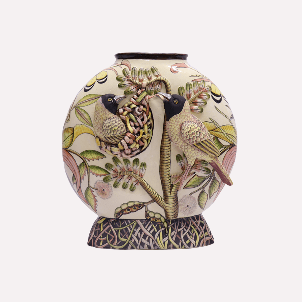 Weaver Bird Vase