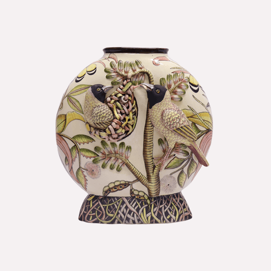 Weaver Bird Vase