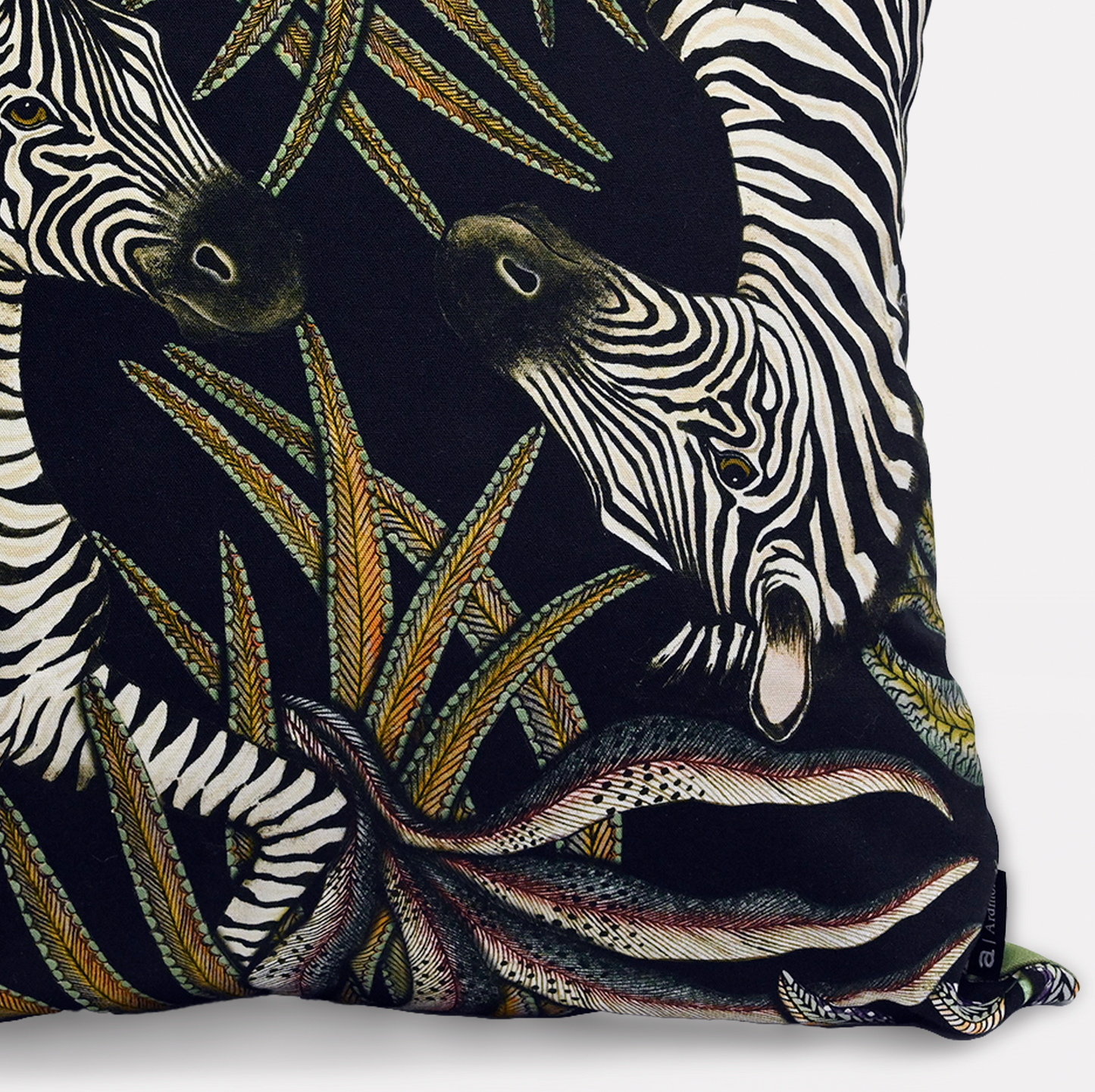 Thanda Stripe Night Cotton Cushion Cover