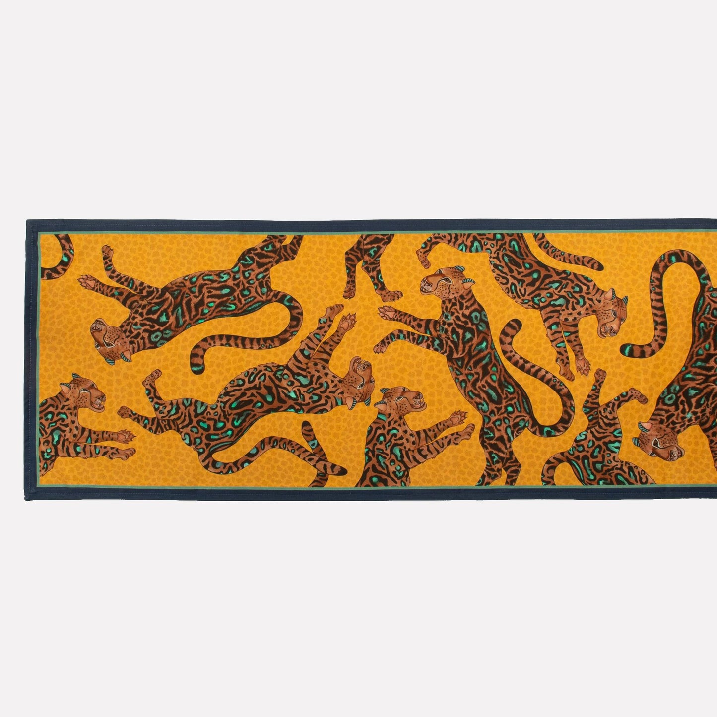 Cheetah King Table Runner in Gold