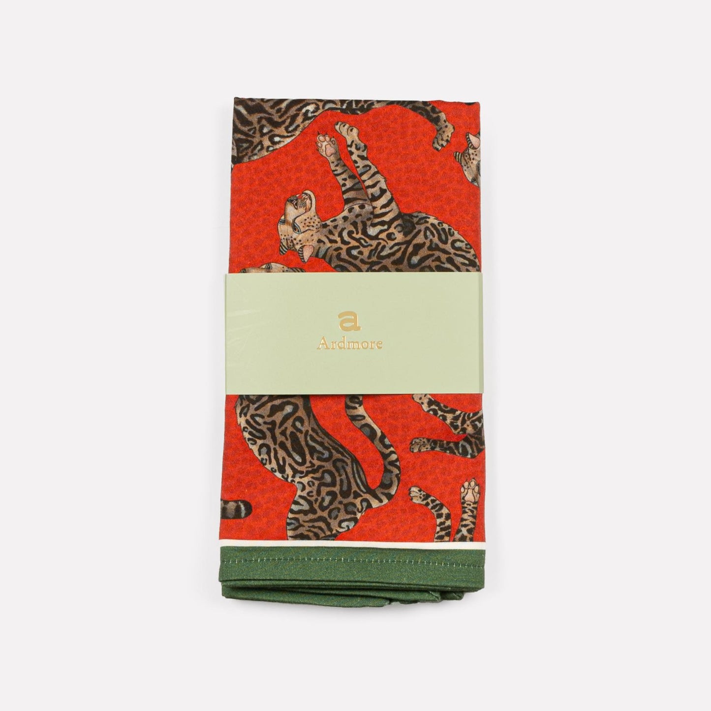 Cheetah King Napkins Royal (pair)