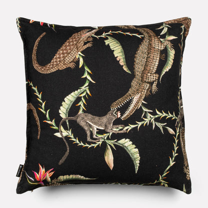 River Chase Night Linen Cushion Cover