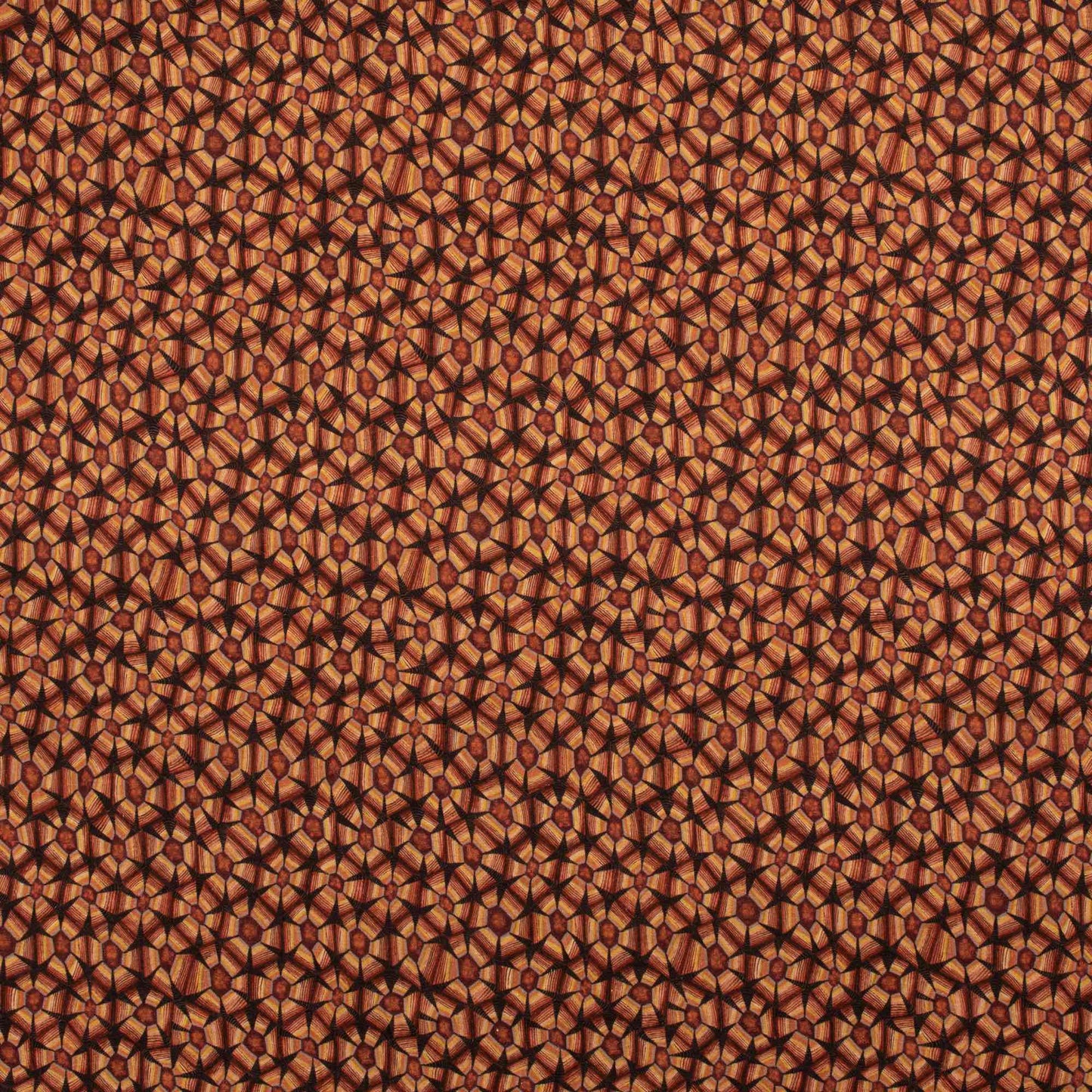 Thanda Tortoise Plum Linen Fabric