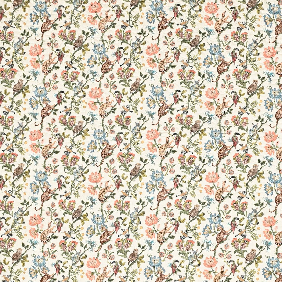 Camp Critters Coral Quilt