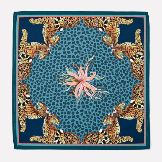 Leopard Lily Napkins in Frost (PAIR)