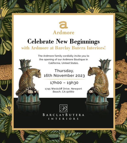 Celebrate New Beginnings with Ardmore at Barclay Butera Interiors!