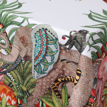 Palm Parade Tablecloth in Royal