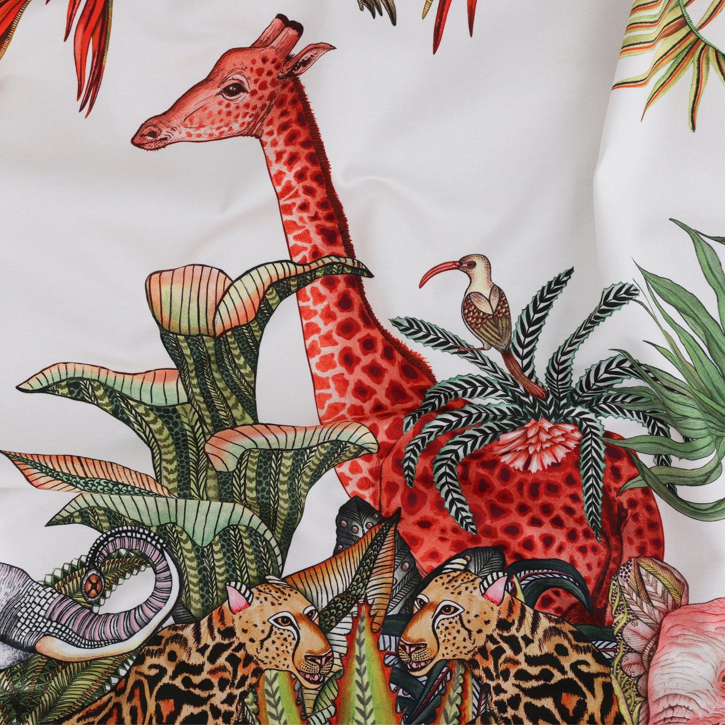 Palm Parade Tablecloth in Royal