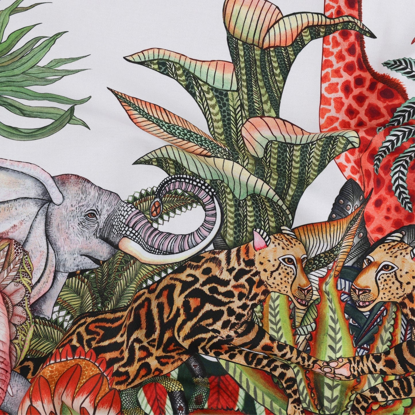 Palm Parade Tablecloth in Royal